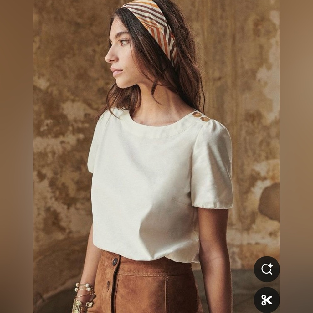 Sezane octavia blouse